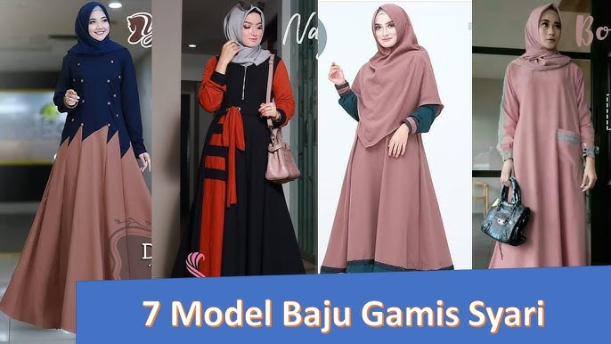 gamis terbaru 2025 simple elegan untuk remaja