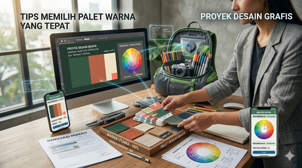 Tips Memilih Palet Warna yang Tepat untuk Desain Grafis