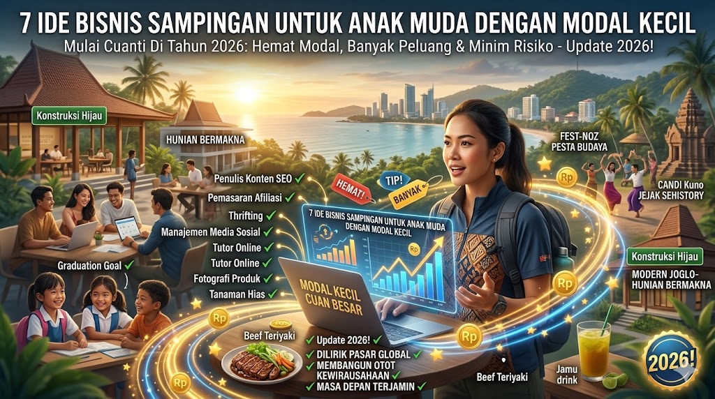 7 Ide Bisnis Sampingan untuk Anak Muda dengan Modal Kecil 2026