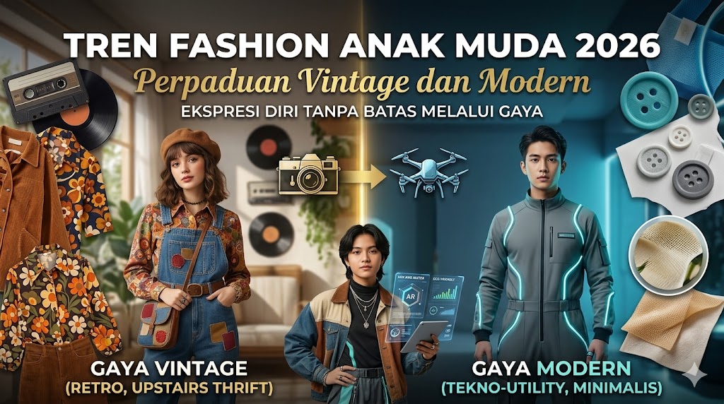 Tren Fashion Anak Muda 2026: Vintage meets Modern!