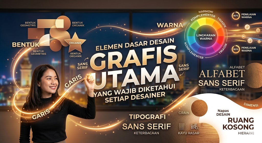 Elemen Dasar Desain Grafis yang Wajib Diketahui Desainer