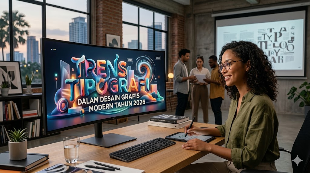 Tren Tipografi dalam Desain Grafis Modern Tahun 2026