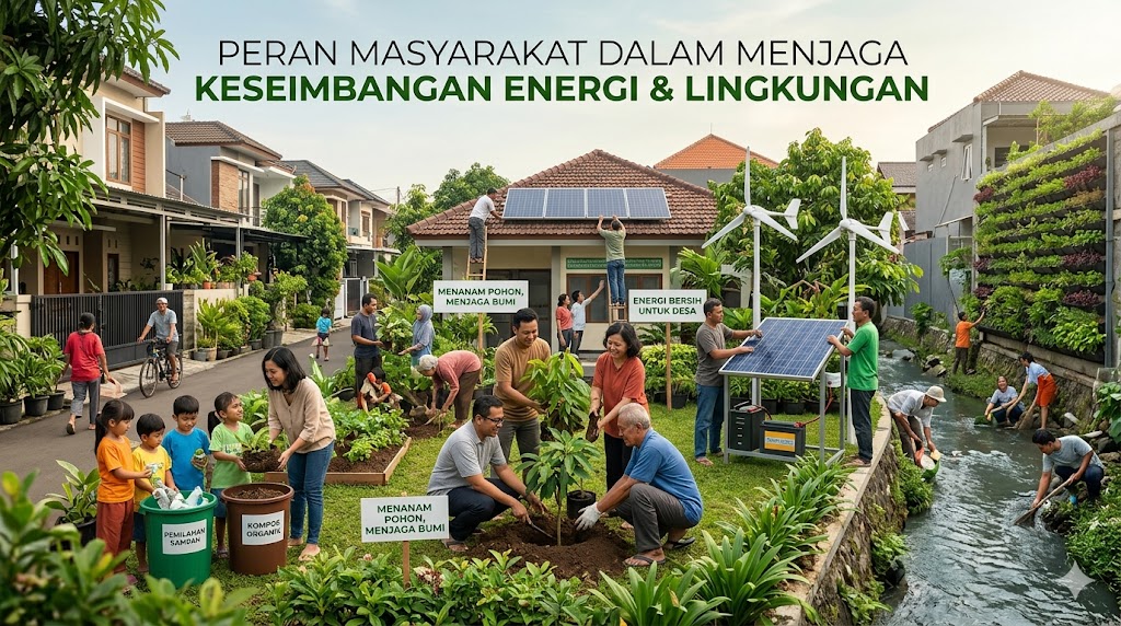 Peran Masyarakat Menjaga Keseimbangan Energi & Lingkungan